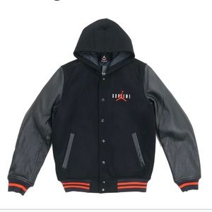 Supreme Jordan Hooded Varsity Jacket